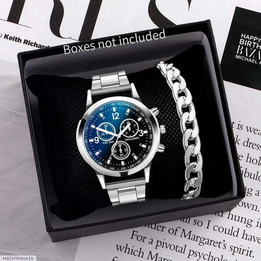 Men's Watch + bracelet (without box)